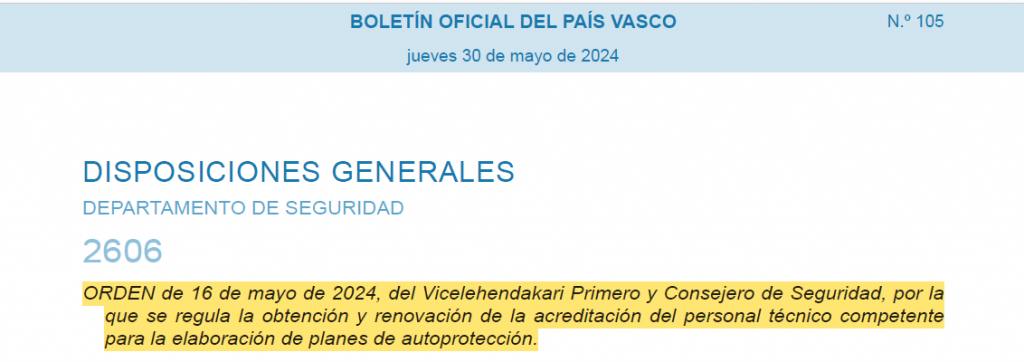 Orden 16 de mayo 2024